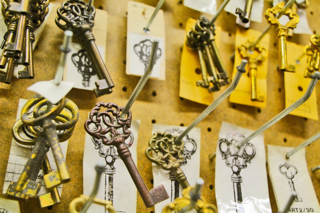 Large Selection of Antique Keys